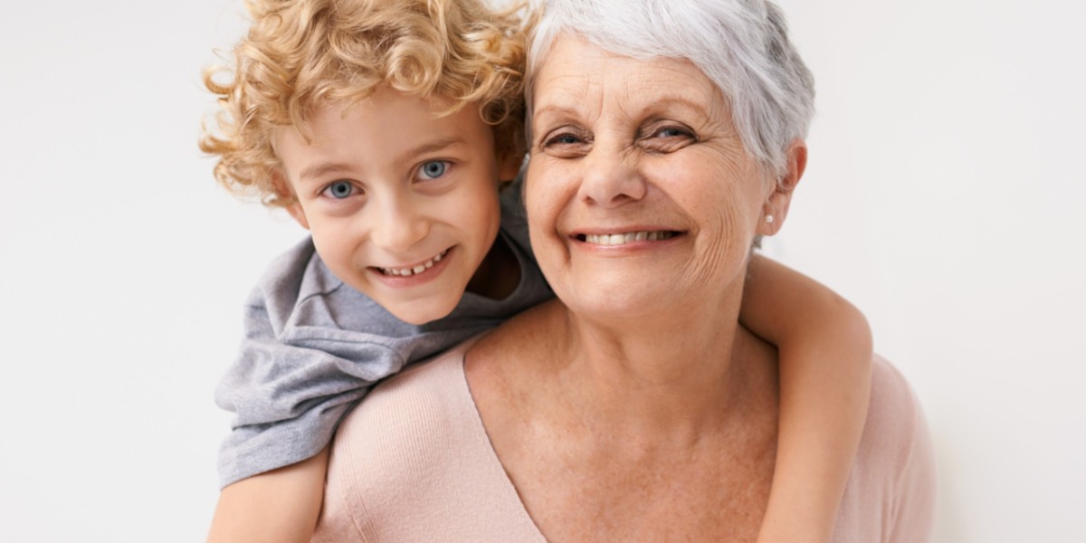 grandmother and grandson