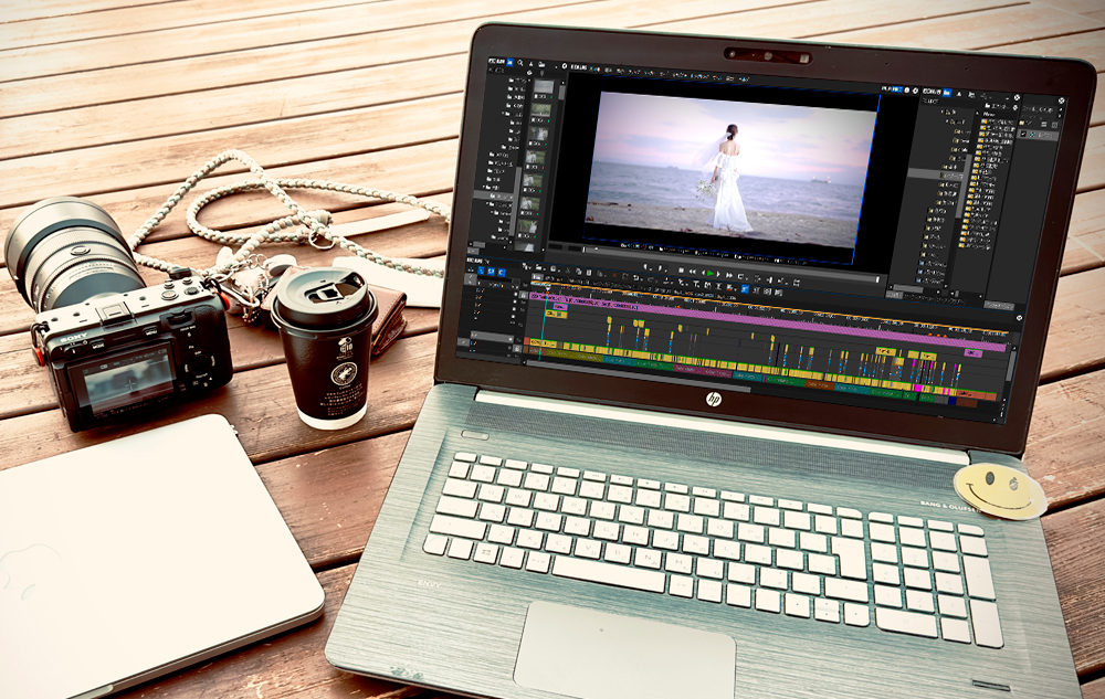 作業中のPC画面